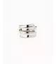 Anillo Maratua Island UNOde50, en metal bañado en plata.