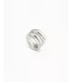 Anillo Maratua Island UNOde50, en metal bañado en plata.