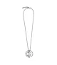 Collar Luna LLena UNOde50, en metal bañado en plata.