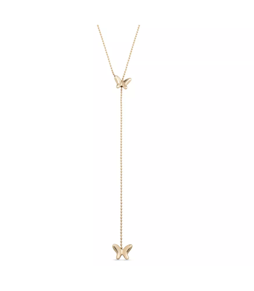 Collar Volare UNOde50, en metal bañado en oro.