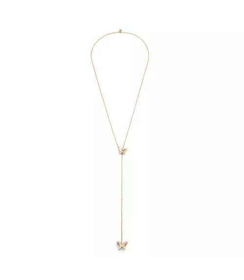 Collar Volare UNOde50, en metal bañado en oro.