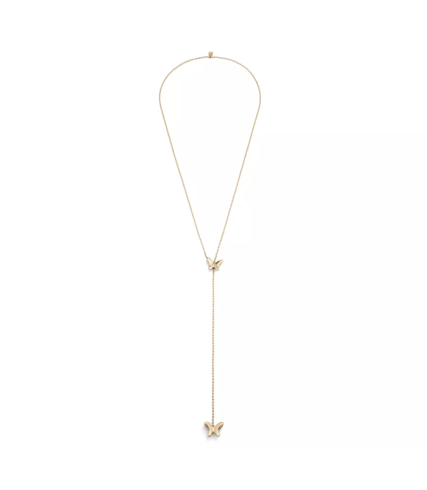 Collar Volare UNOde50, en metal bañado en oro.