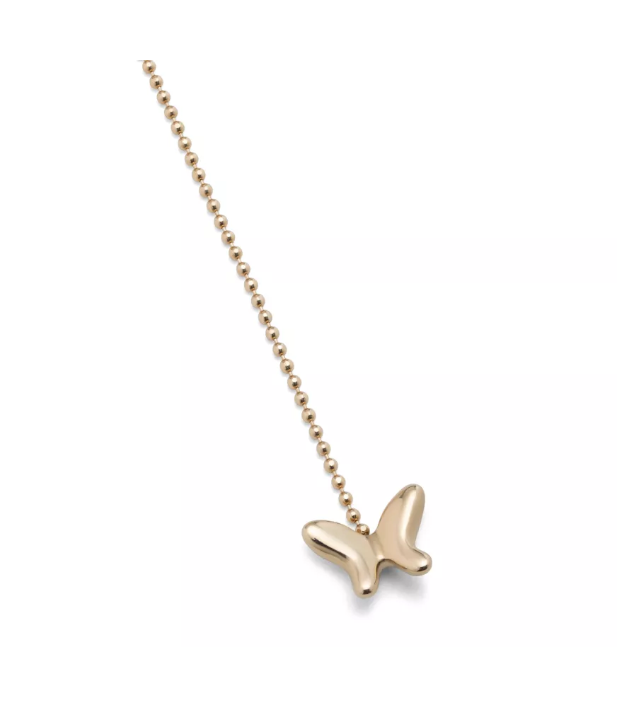 Collar Volare UNOde50, en metal bañado en oro.