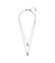 Collar Aura Pink UNOde50, en metal bañado en oro.