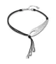 Collar Big Leaf UNOde50, en metal bañado en plata.
