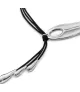 Collar Big Leaf UNOde50, en metal bañado en plata.