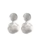 Pendientes Escamas UNOde50, en metal bañado en plata.