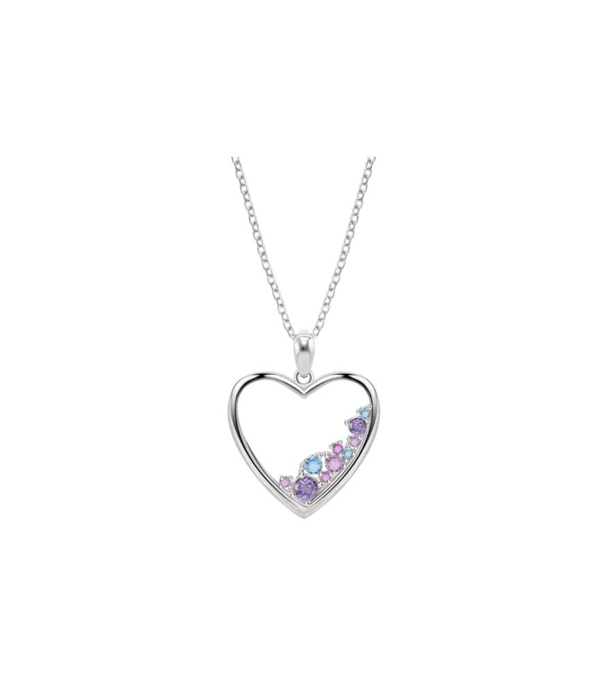 Collar Corazón Lotus Silver LP3720-1/1.