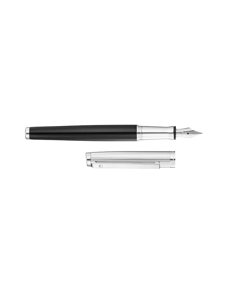 Pluma de plata maciza de 925/000 de la marca alemana Waldmann.