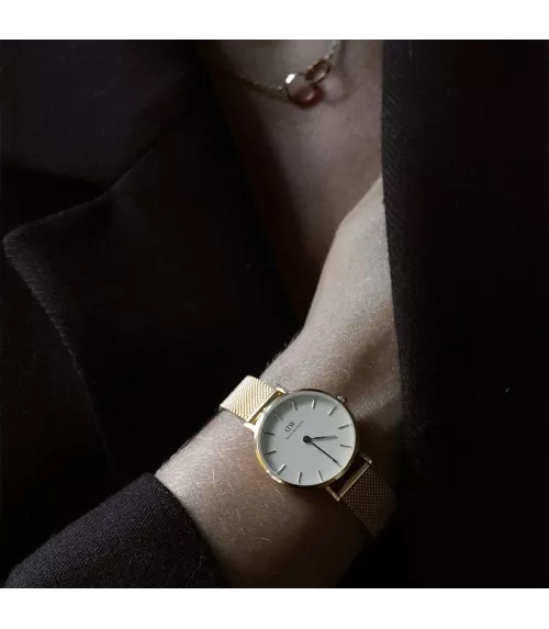 Reloj Daniel Wellington Petite Evergold mujer DW00100348