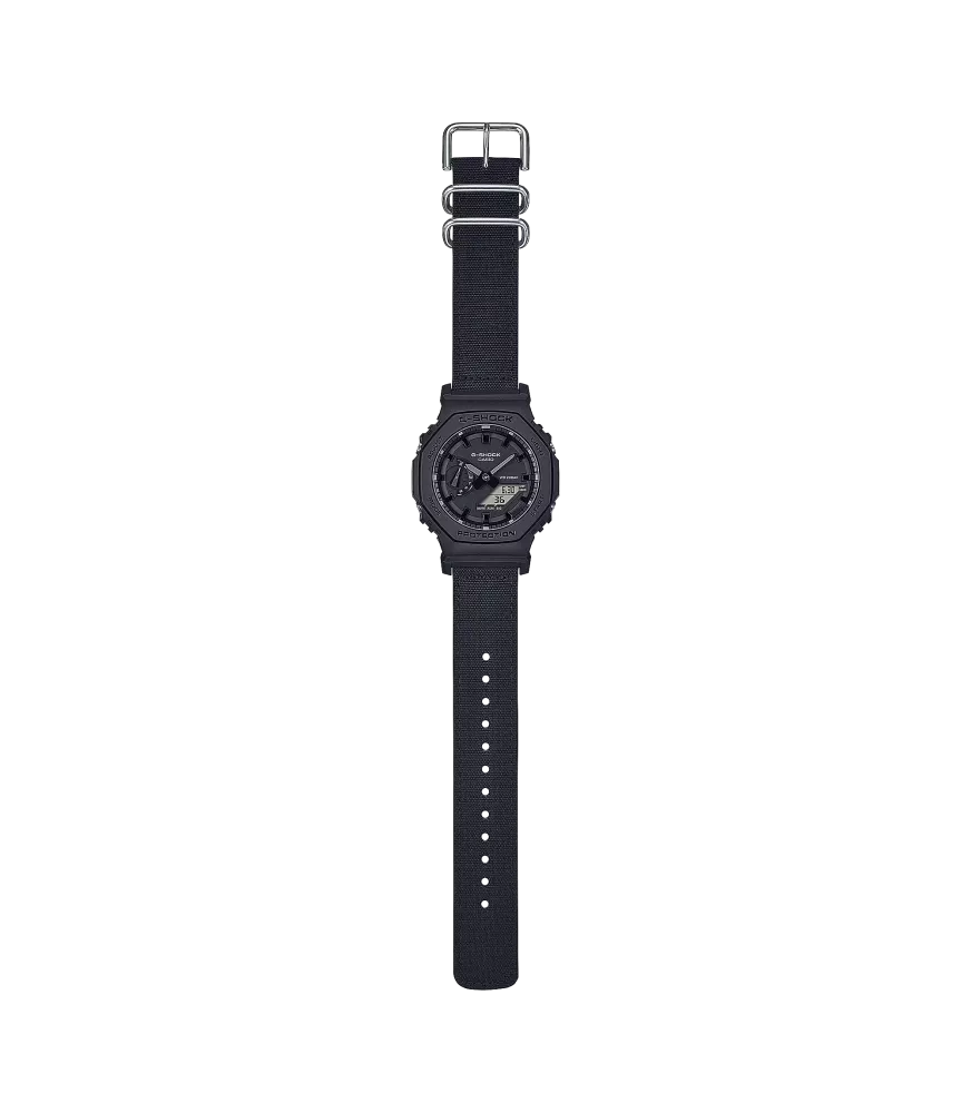 Reloj Casio G-Shock Utility Black Cordura Hombre GA-2100BCE-1AER