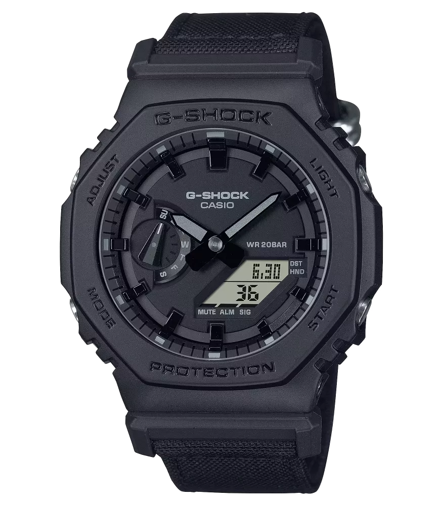 Reloj Casio G-Shock Utility Black Cordura Hombre GA-2100BCE-1AER