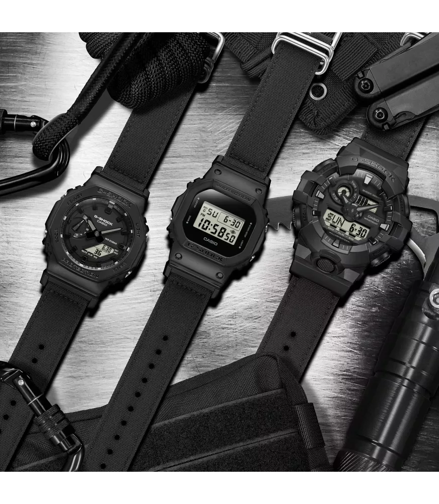 Reloj Casio G-Shock Utility Black Cordura Hombre GA-2100BCE-1AER