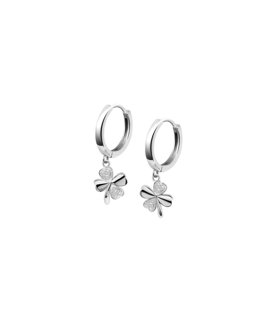 Pendientes Lotus Silver Mystic, Trébol LP3108-4/2