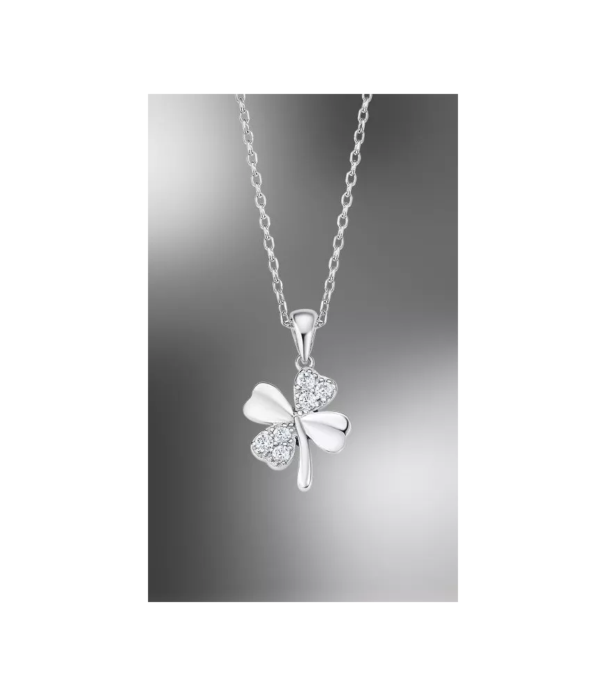 Collar Lotus Silver Mystic Trebol LP3108-1/1