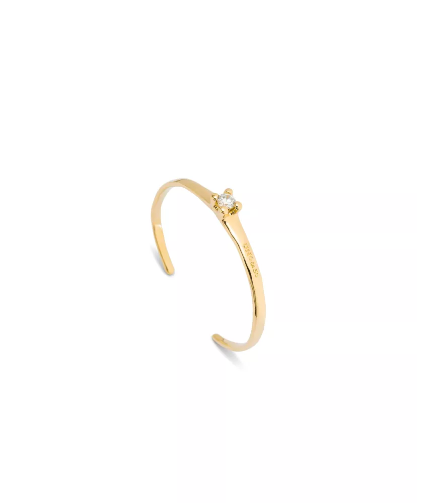 Pulsera Cosmos UNOde50, en metal bañado en oro.