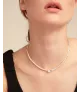 Collar Cosmos UNOde50, en metal bañado en plata.
