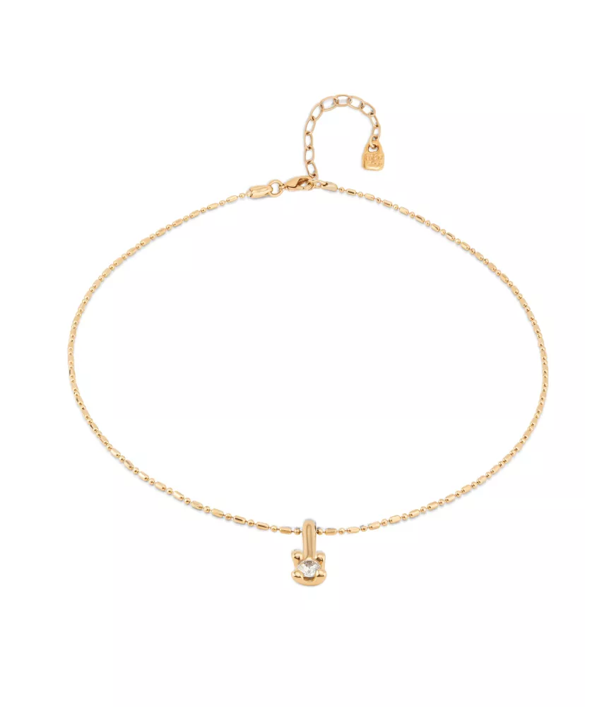 Collar Divine UNOde50, en metal bañado en oro.