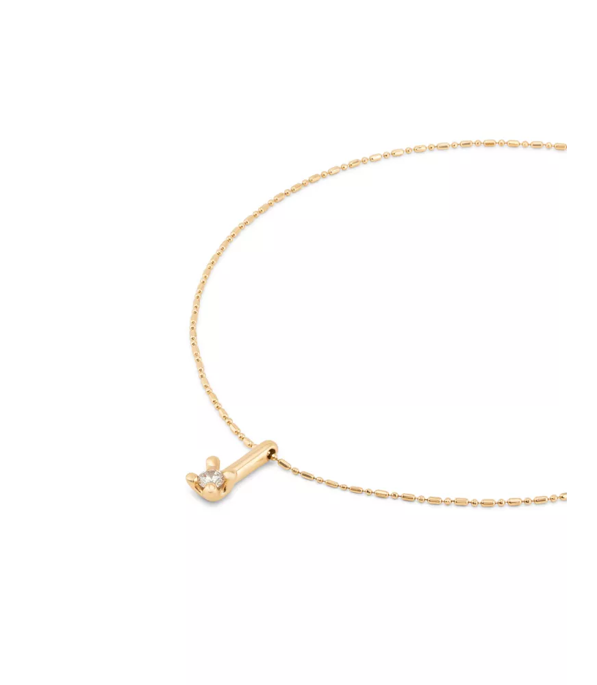 Collar Divine UNOde50, en metal bañado en oro.