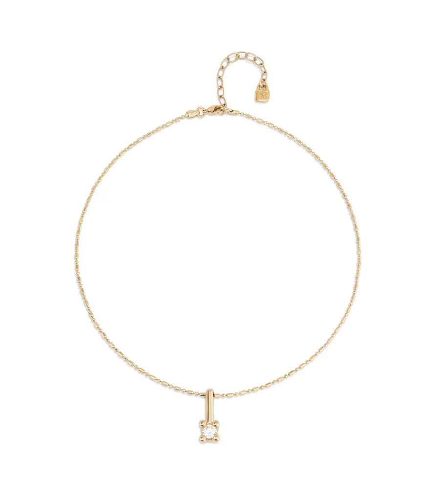 Collar Divine UNOde50, en metal bañado en oro.
