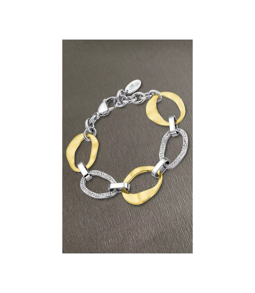 Pulsera Lotus Style LS1672/2/2 en acero inoxidable 316L,