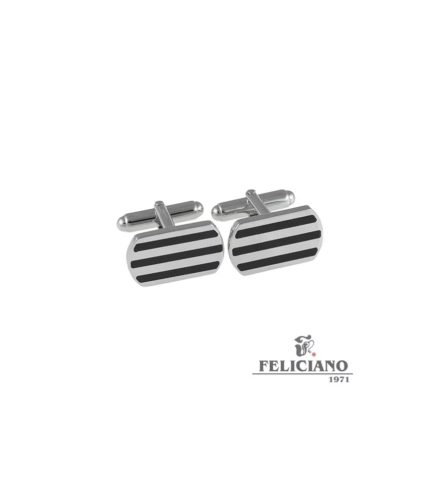 GEMELOS DE PLATA CON ESMALTE