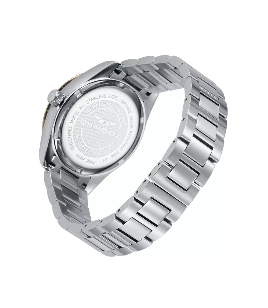 Cuarzo Suizo mujer, 3 agujas y calendario. 81525-59