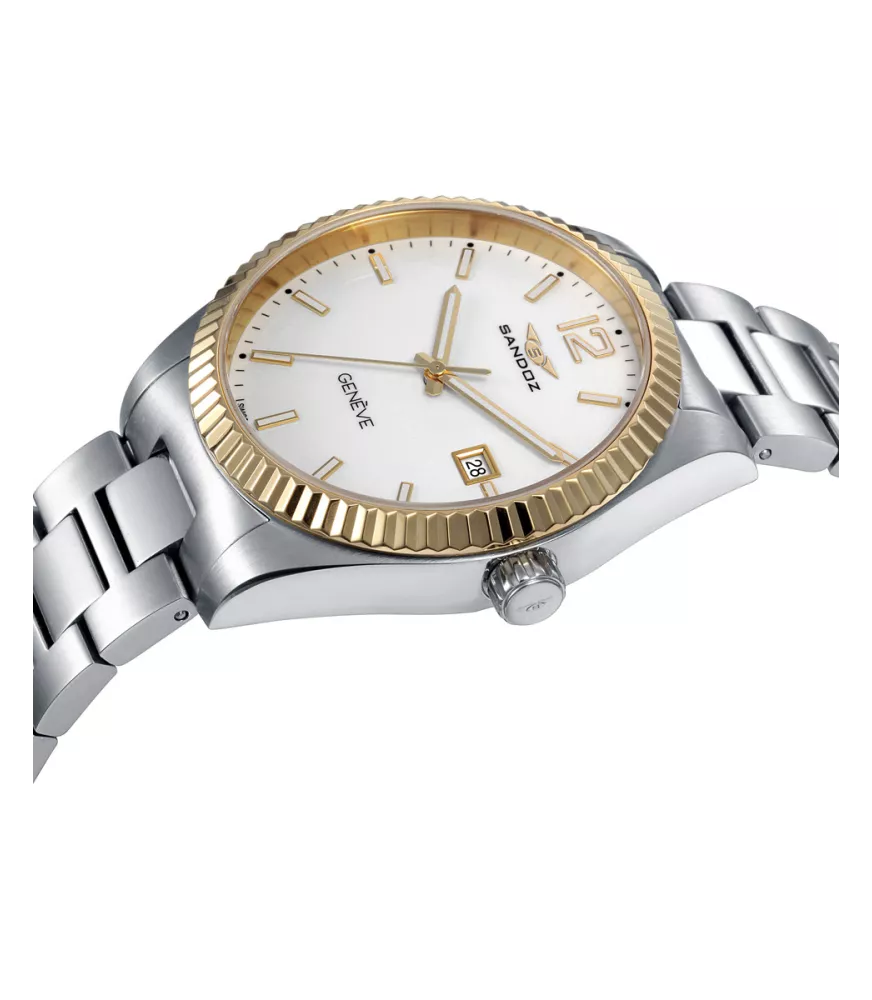 Cuarzo Suizo mujer, 3 agujas y calendario. 81525-59