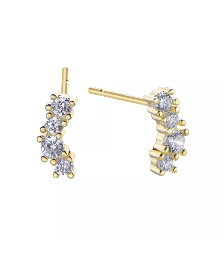 Pendientes Pretty Jewels Duran Exquse en plata con baño de oro. 00512315