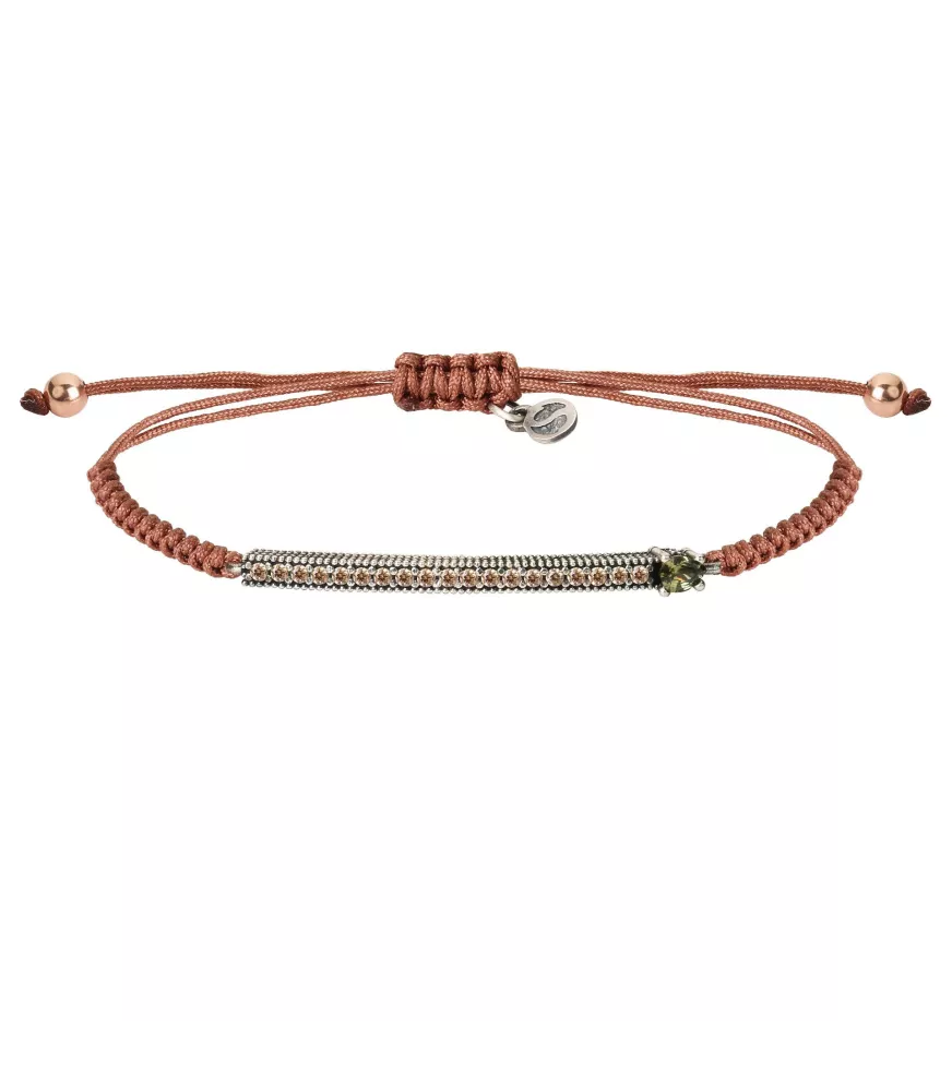 Pulsera Sunfield Iris Peridoto, en plata de ley. PU064682