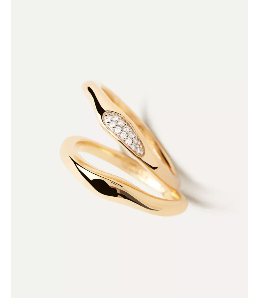 Set Anillos Onda, P D Paola, colección Básicos de joyeria.