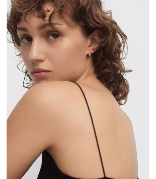 Pendientes Aros Onda, P D Paola, colección Básicos de joyeria.