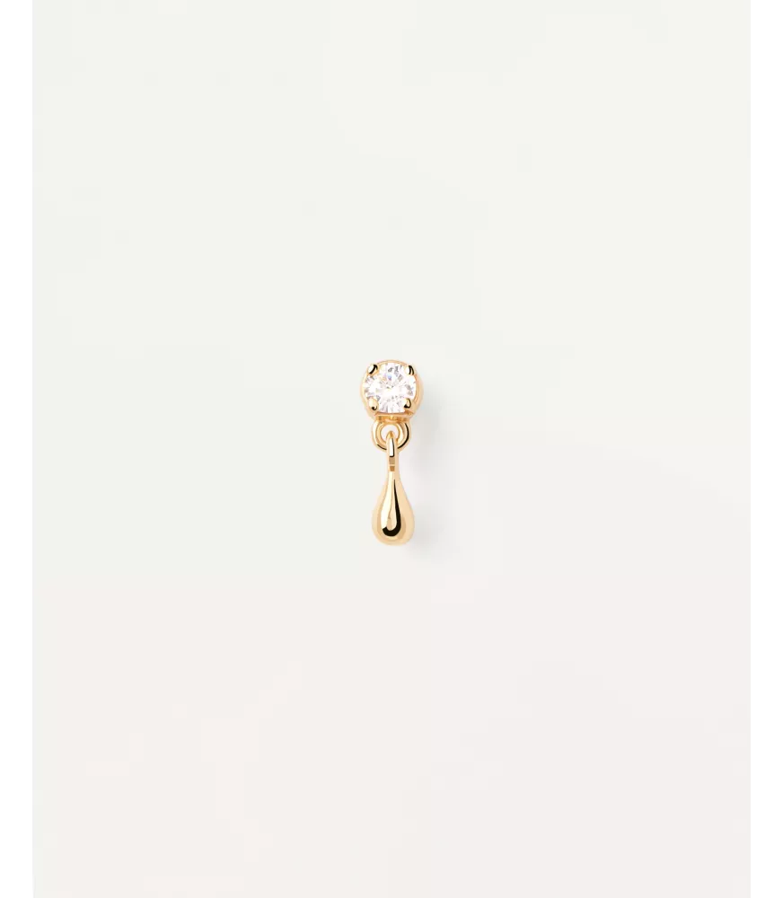 Pendiente individual Stud Water, P D Paola, colección Básicos de joyeria.
