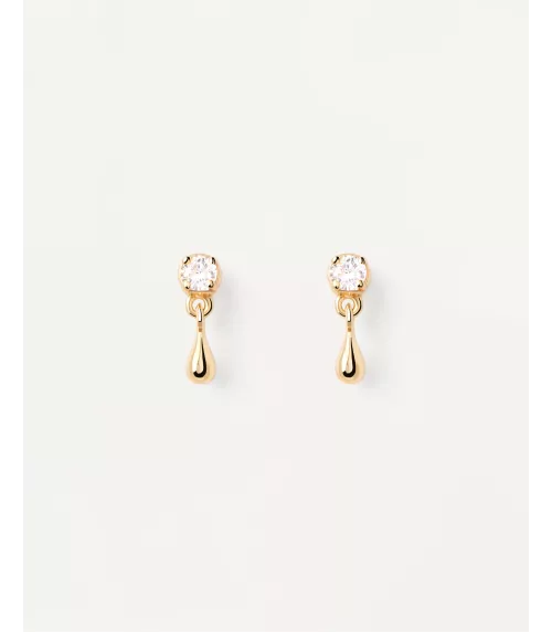 Pendiente individual Stud Water, P D Paola, colección Básicos de joyeria.