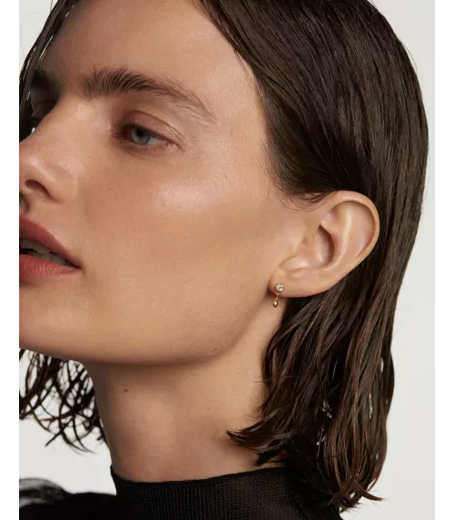 Pendiente individual Stud Water, P D Paola, colección Básicos de joyeria.