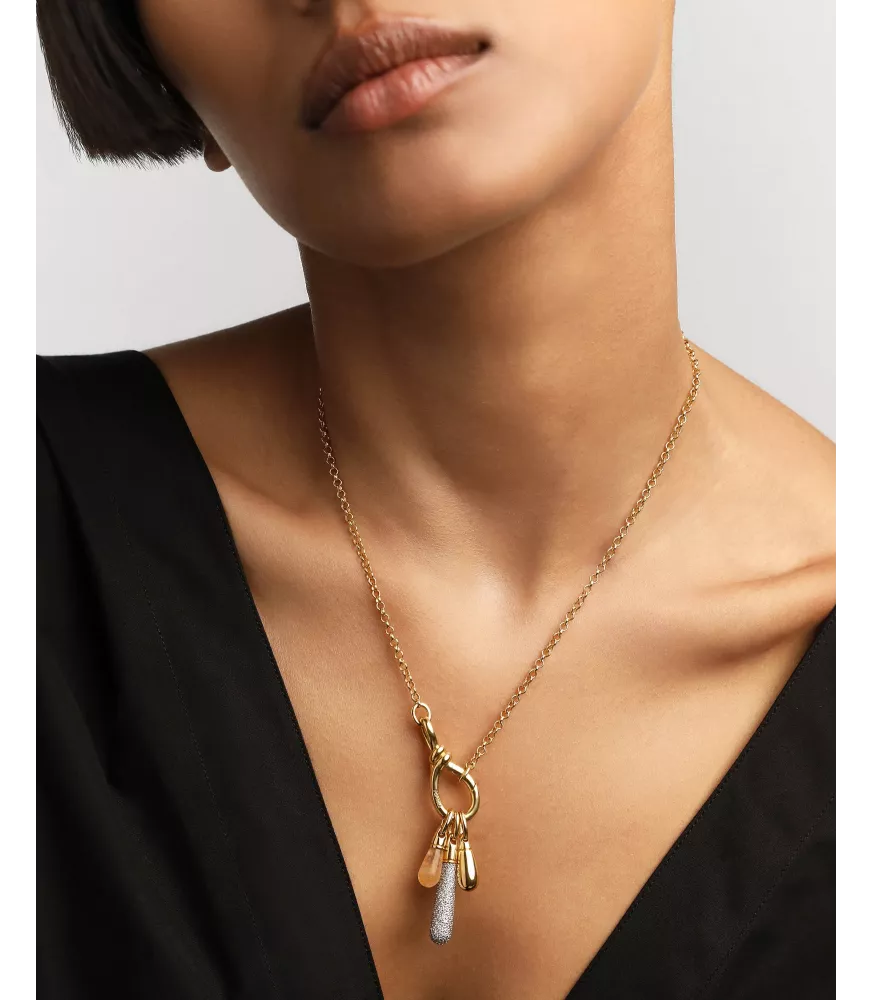 Colgante pavé grande Drop, P D Paola, colección Icons.