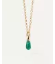 Colgante Aventurina verde Drop, P D Paola, colección Icons.