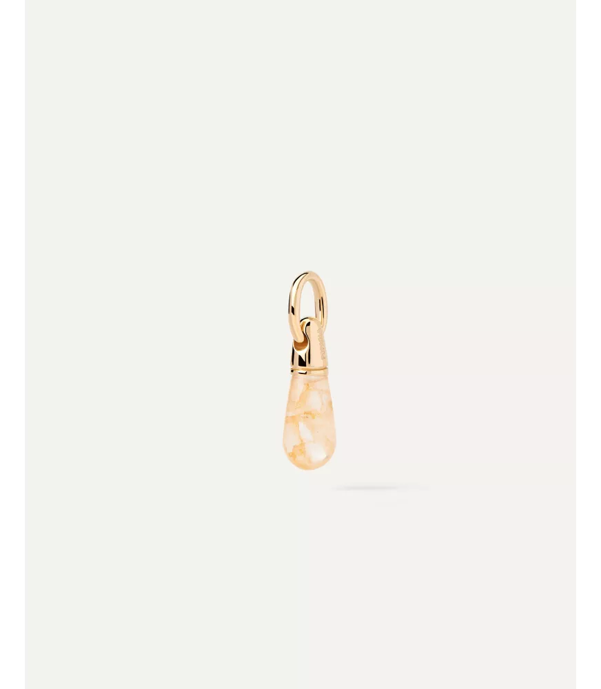 Colgante Aventurina amarilla Drop, P D Paola, colección Icons.