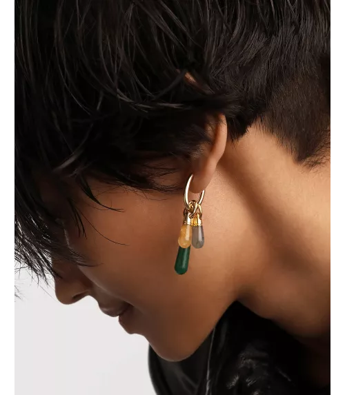 Colgante Aventurina amarilla Drop, P D Paola, colección Icons.