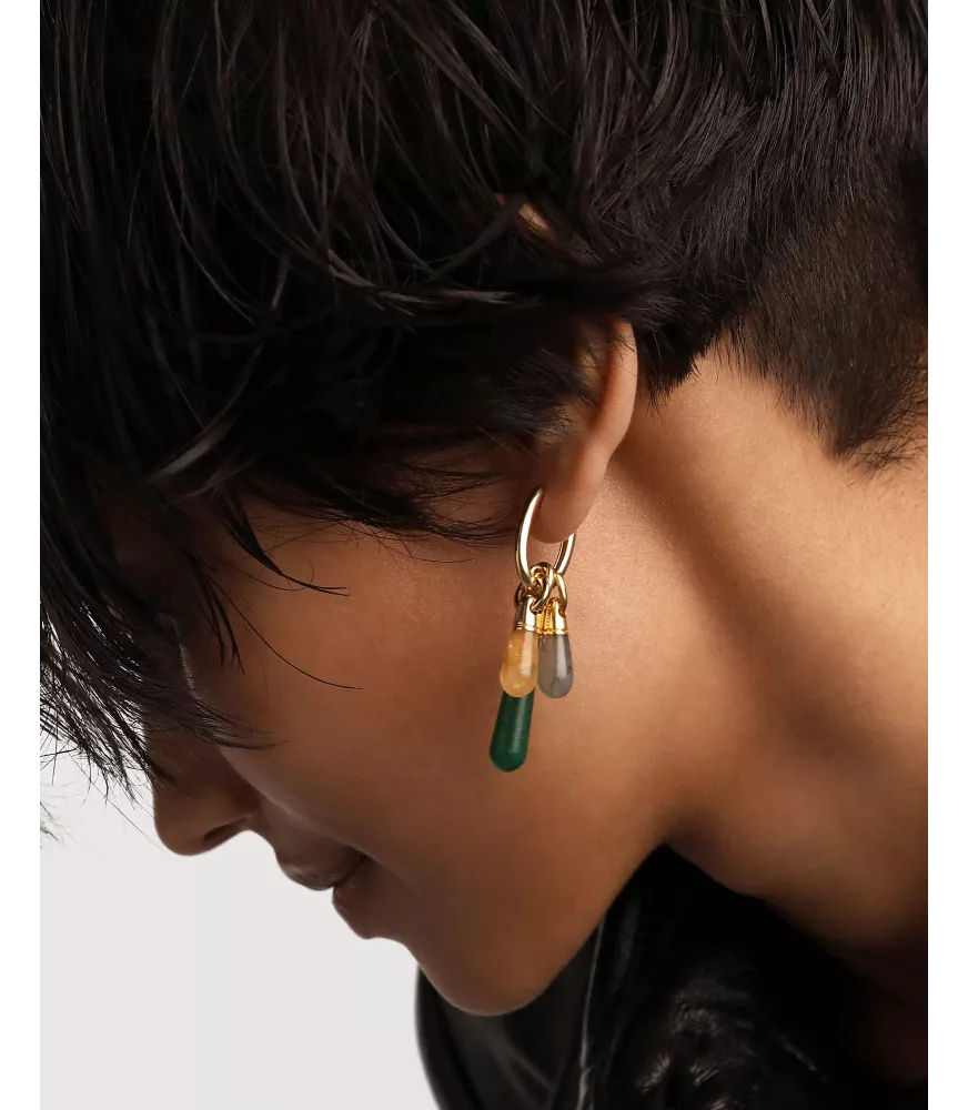 Colgante Aventurina amarilla Drop, P D Paola, colección Icons.