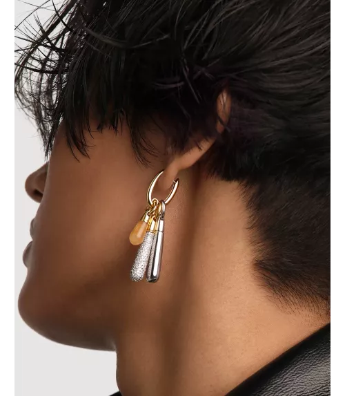 Colgante Aventurina amarilla Drop, P D Paola, colección Icons.