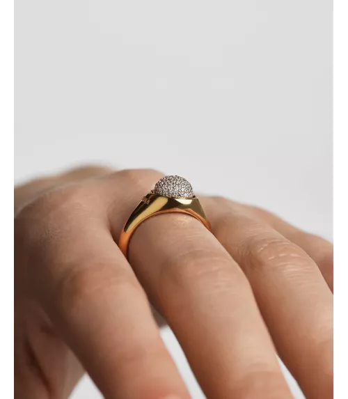 Anillo Pavé Moon, P D Paola, colección Icons.