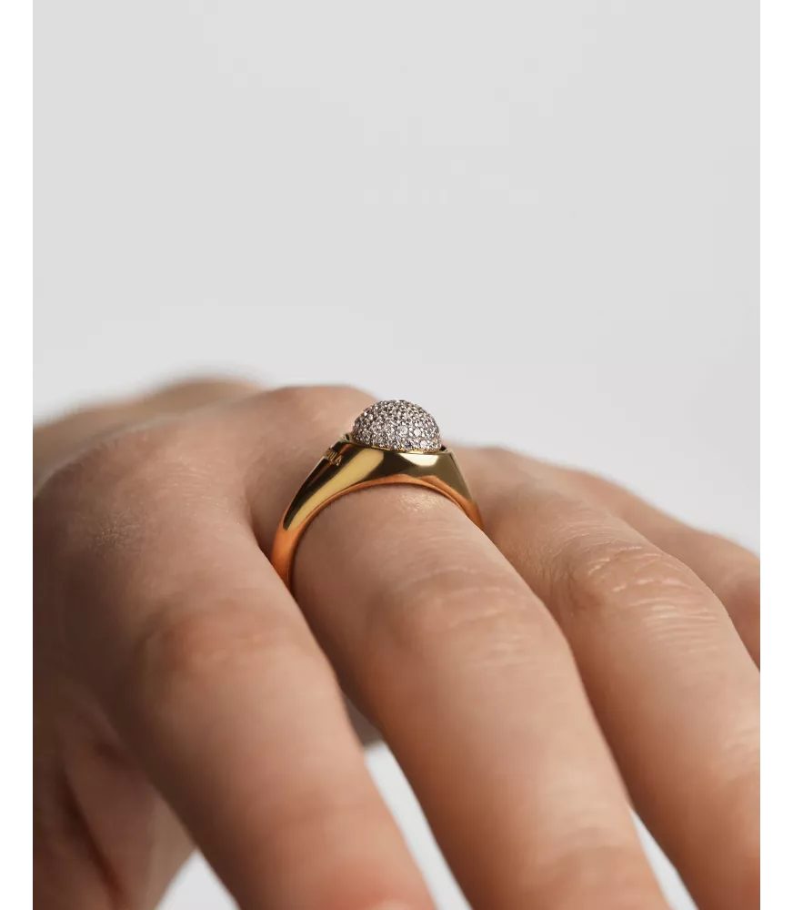 Anillo Pavé Moon, P D Paola, colección Icons.