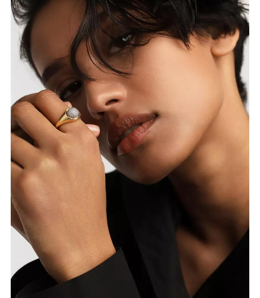 Anillo Pavé Moon, P D Paola, colección Icons.