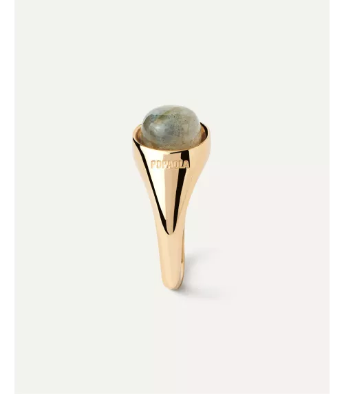 Anillo Labradorita Moon, P D Paola, colección Icons.