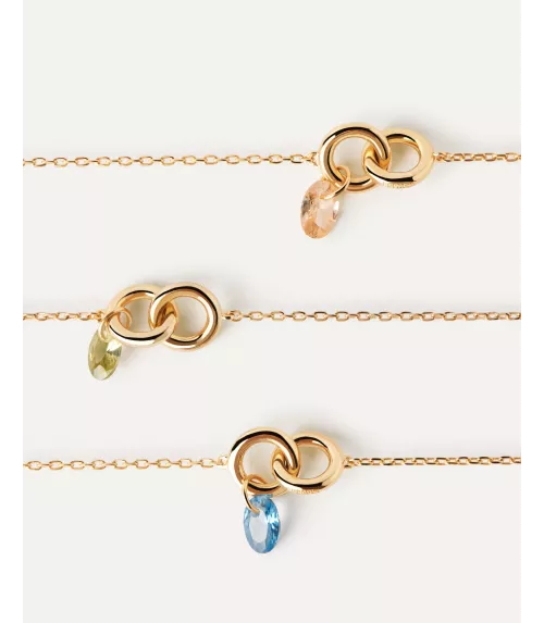 Pulsera Lily Verde, P D Paola, colección Básicos de joyeria.