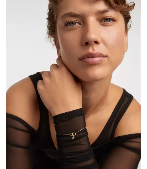 Pulsera Lily Verde, P D Paola, colección Básicos de joyeria.