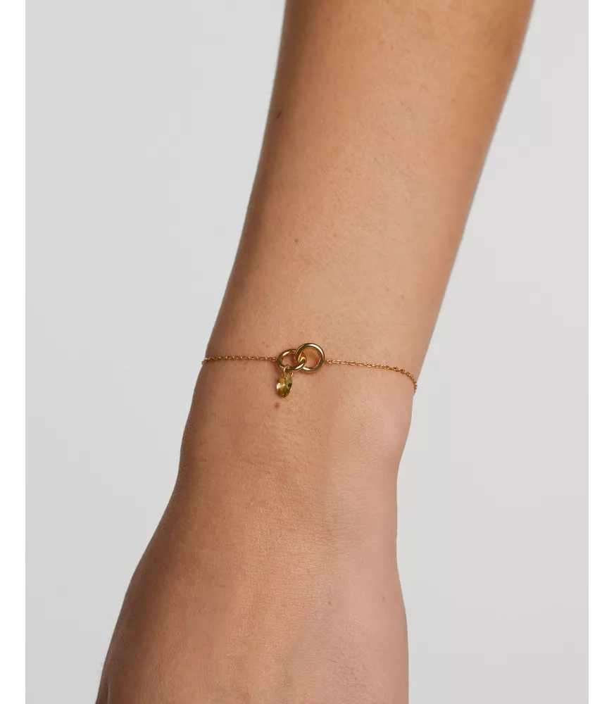 Pulsera Lily Verde, P D Paola, colección Básicos de joyeria.