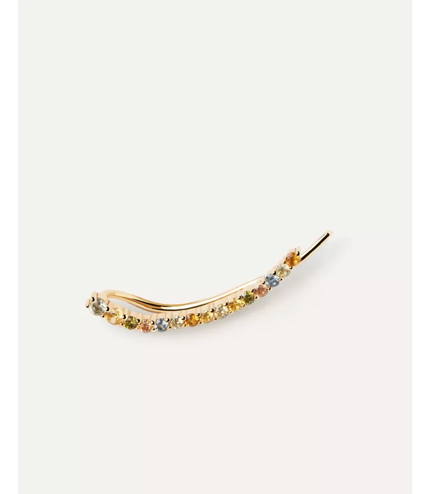 Pendientes trepadores Rainbow, P D Paola, colección Básicos de joyeria.