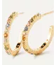 Pendientes aros Rainbow, P D Paola, colección básicos de joyeria.